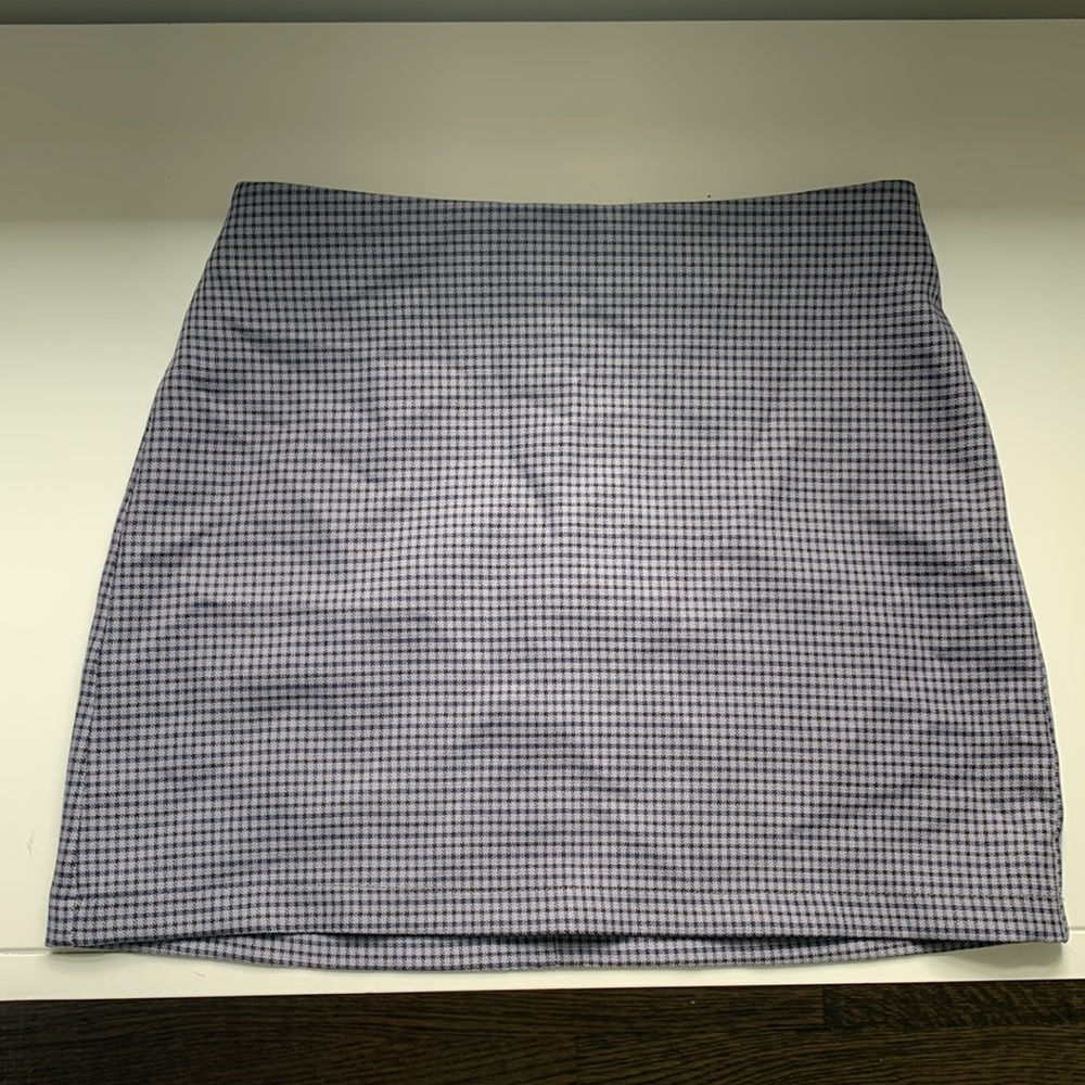Urban Outfitters gingham purple/black skirt